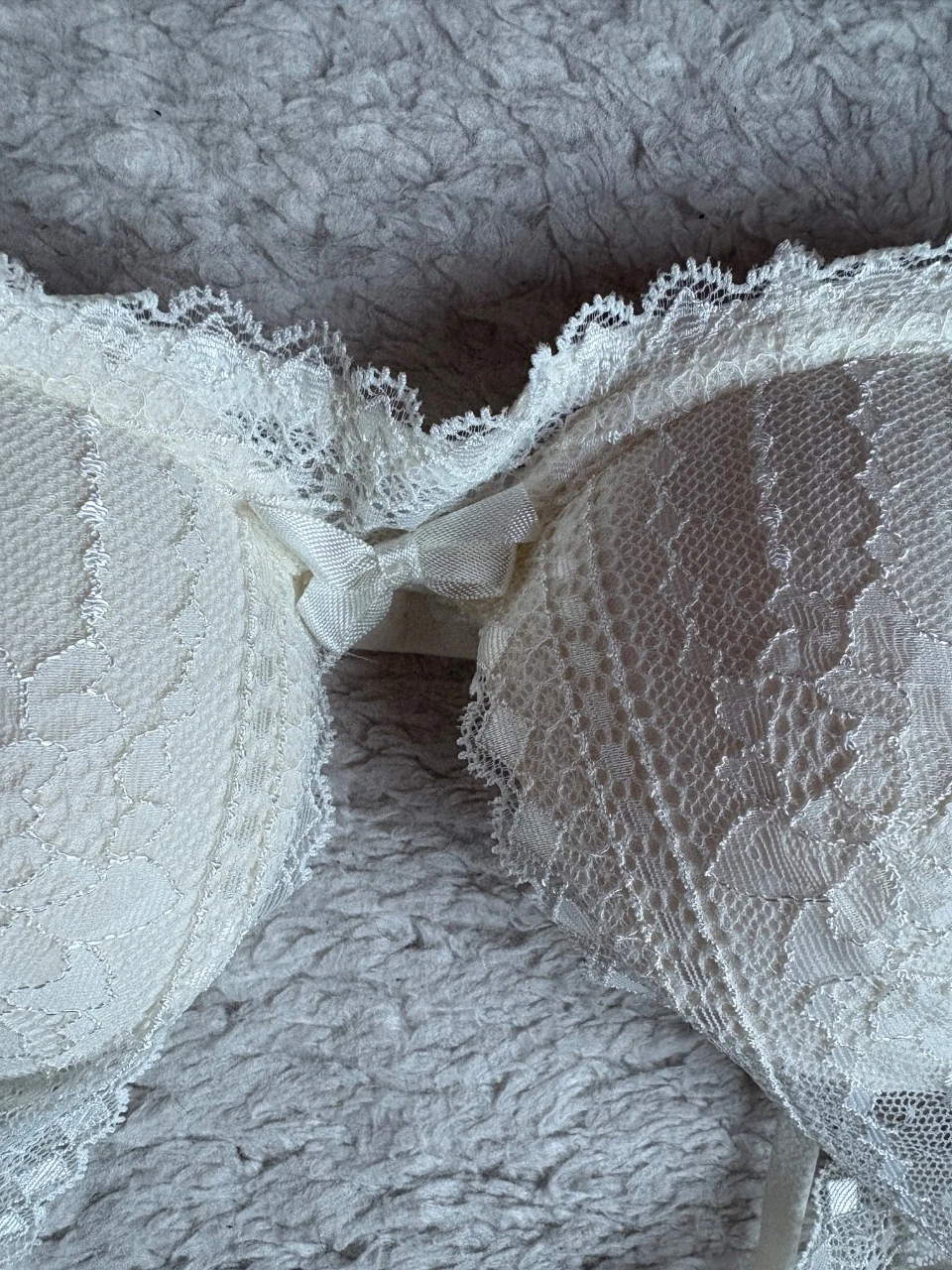 Sostenidor de encaje blanco – photo 3